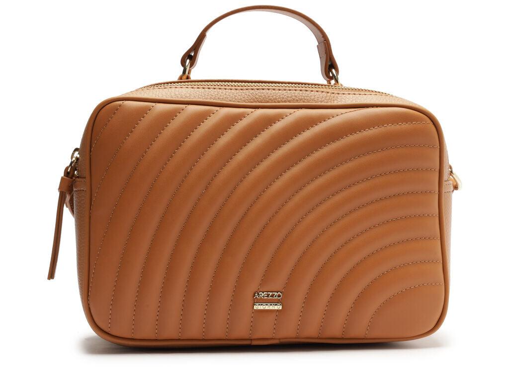 BOLSA TIRACOLO MARROM ELISA MÉDIA GIORNO A 50023 0412 0070 AREZZO - Vintedoisk