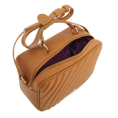 BOLSA TIRACOLO MARROM ELISA MÉDIA GIORNO A 50023 0412 0070 AREZZO - Vintedoisk