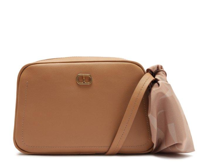 BOLSA TIRACOLO MÉDIA LENÇO ESTAÇÃO BEGE C 50012 1832 0002 ANACAPRI - Vintedoisk