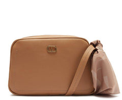 BOLSA TIRACOLO MÉDIA LENÇO ESTAÇÃO BEGE C 50012 1832 0002 ANACAPRI - Vintedoisk