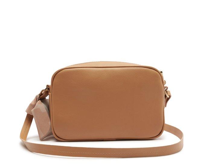BOLSA TIRACOLO MÉDIA LENÇO ESTAÇÃO BEGE C 50012 1832 0002 ANACAPRI - Vintedoisk