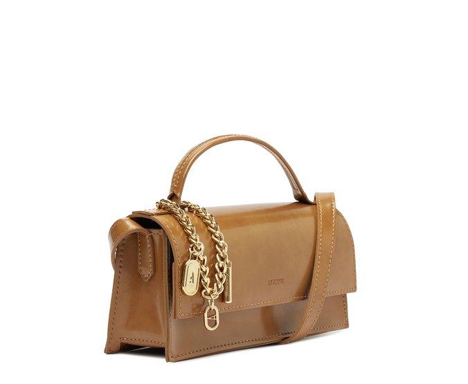 BOLSA TIRACOLO PEQUENA ESTRUTURADA MARROM C 50016 1899 0001 ANACAPRI Imagem secundária do produto