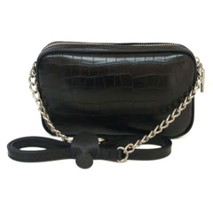 BOLSA TIRACOLO PRETA CROCO A 50011 0670 0030 AREZZO - Vintedoisk
