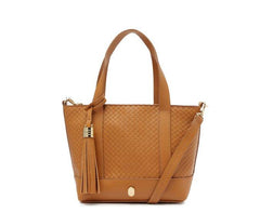 BOLSA TOTE MARROM TEXTURIZADA BARBICACHO C 50012 1775 0002 ANACAPRI - Vintedoisk