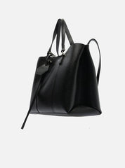BOLSA TOTE PRETA GRANDE BAG CHARM HEXÁGONO A 50021 0825 0001 AREZZO - Vintedoisk