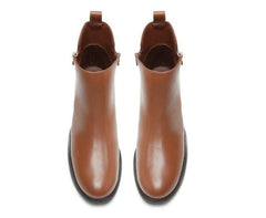 BOTA CANO BAIXO MARROM ZÍPER C 30476 0002 0002 ANACAPRI - Vintedoisk