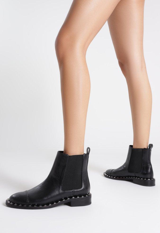 BOTA CHELSEA CANO MÉDIO PRETA S 22008 0003 0001 SCHUTZ - Vintedoisk