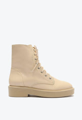 BOTA COTURNO AMARRAÇÃO COURO CREME S 20673 0001 0039 SCHUTZ - Vintedoisk