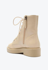 BOTA COTURNO AMARRAÇÃO COURO CREME S 20673 0001 0039 SCHUTZ - Vintedoisk