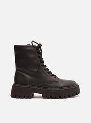 BOTA COTURNO PRETO CANO MÉDIO SOLA TRATORADA A 11843 0028 0001 AREZZO - Vintedoisk