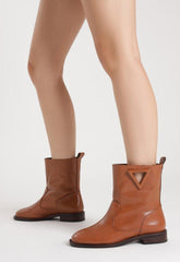 BOTA MARROM CANO CURTO TRIANGLE S 22057 0003 0002 SCHUTZ - Vintedoisk