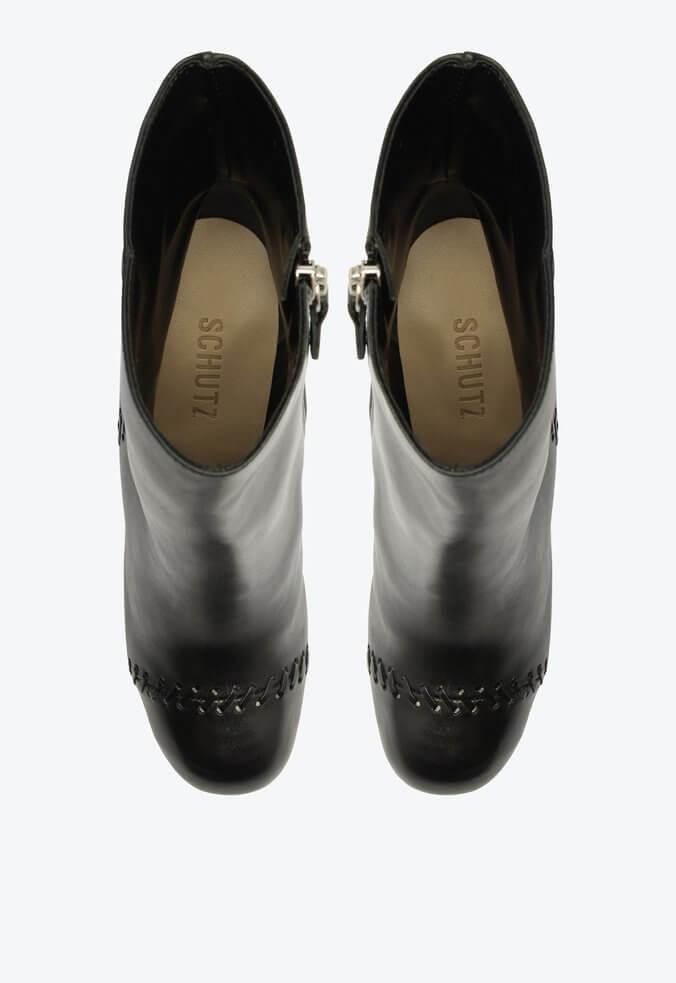 BOTA SALTO BLOCO DET COSTURA S 21744 0005 0001 SCHUTZ Imagem secundária do produto