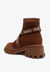 BOTA TRATORADA LOGO KNIT MARROM S 21204 0018 0003 SCHUTZ - Vintedoisk