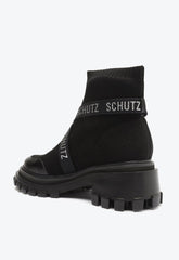 BOTA TRATORADA LOGO KNIT PRETA S 21204 0018 0001 SCHUTZ - Vintedoisk