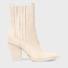 BOTA WESTERN DETAIL COURO OFF WHITE LAIT 625002 CARRANO - Vintedoisk