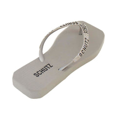 CHINELO CINZA LOGO BRILHO S 21306 0013 0003 SCHUTZ - Vintedoisk