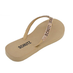CHINELO DE DEDO NUDE BRILHO S 20632 0029 0004 SCHUTZ - Vintedoisk