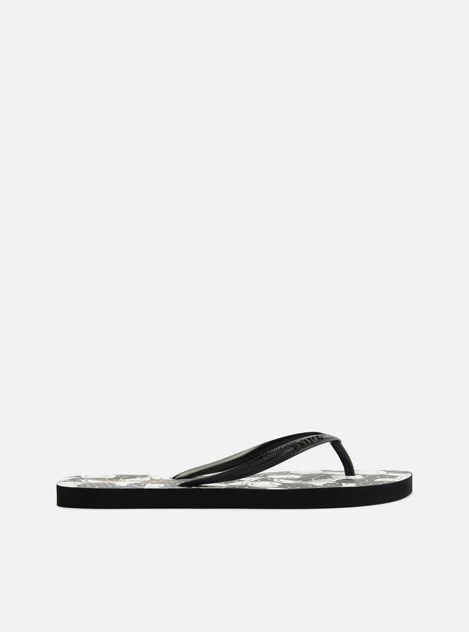 CHINELO DE DEDO PRETO PRINT FLASH SMILEY Z 19062 0036 0001 BRIZZA - Vintedoisk