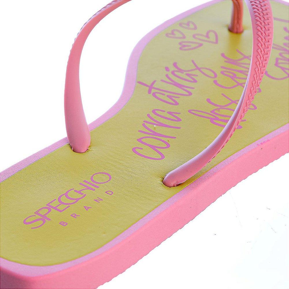 CHINELO FEMININO INJETADO TRANCOSO ROSA 010.001SBV23 SPECCHIO BRAND - Vintedoisk