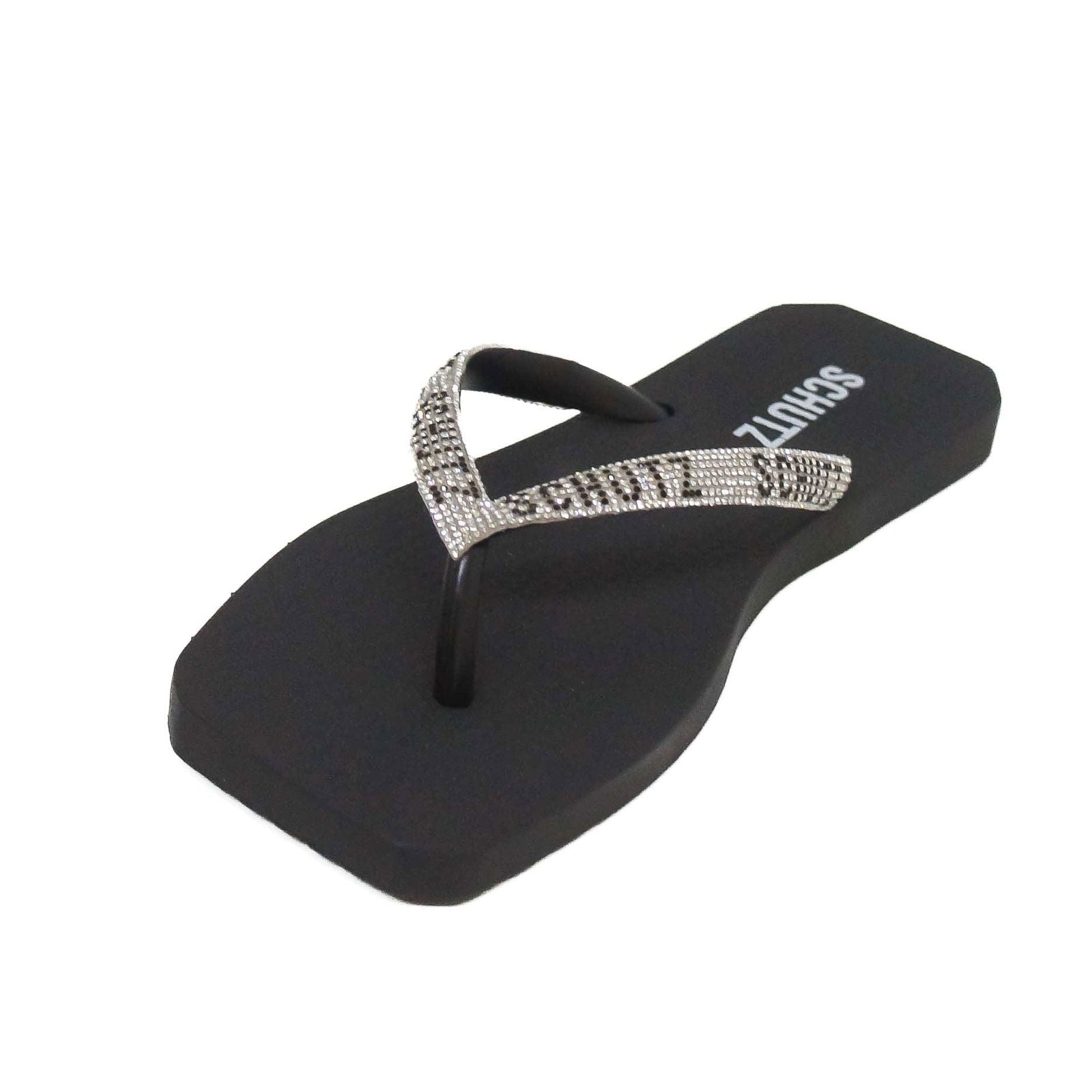 CHINELO PRETO LOGO BRILHO S 21306 0013 0004 SCHUTZ - Vintedoisk