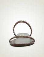 RASTEIRA MARROM DUAS TIRAS TACHAS A 02012 0571 0002 AREZZO