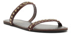 RASTEIRA MARROM DUAS TIRAS TACHAS A 02012 0571 0002 AREZZO