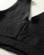 BLUSA CROPPED ALÇA LARGA TRICOT 101990 CACAY