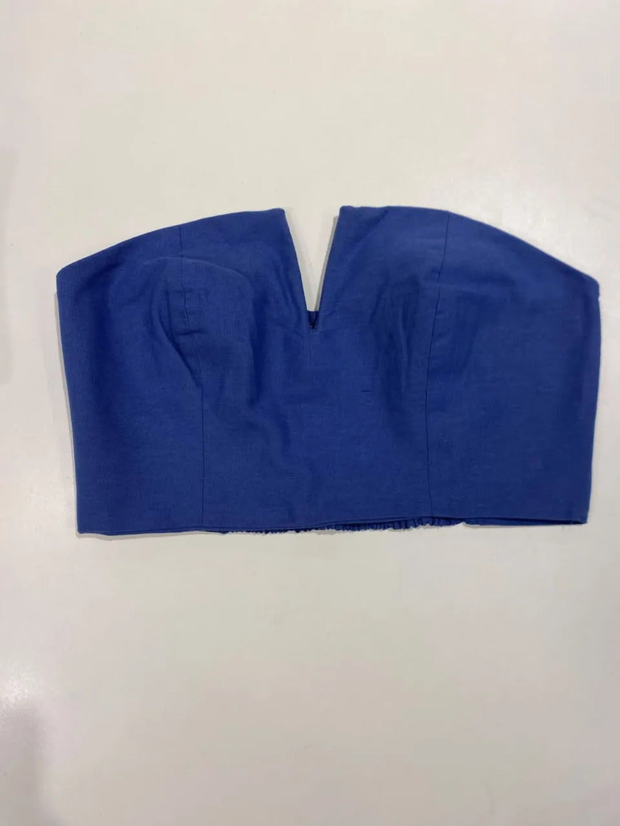 BLUSA CROPPED LISO DET ARO 108286 CACAY