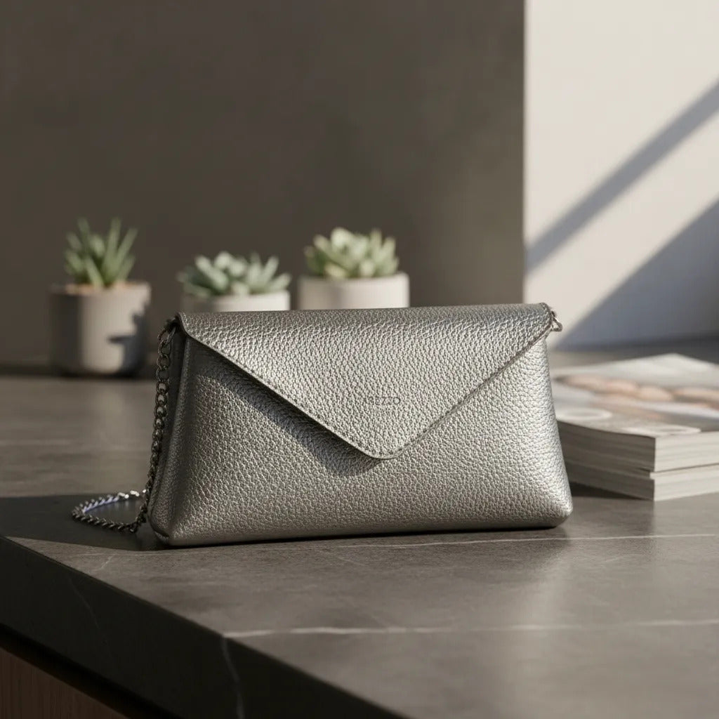 BOLSA TIRACOLO PRATA GIORNO PEQUENA ENVELOPE A 50011 0723 0019 AREZZO
