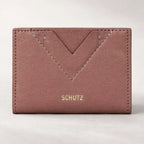 PORTA CARTÃO ELLIE COURO MARROM S 46058 0111 0079 SCHUTZ