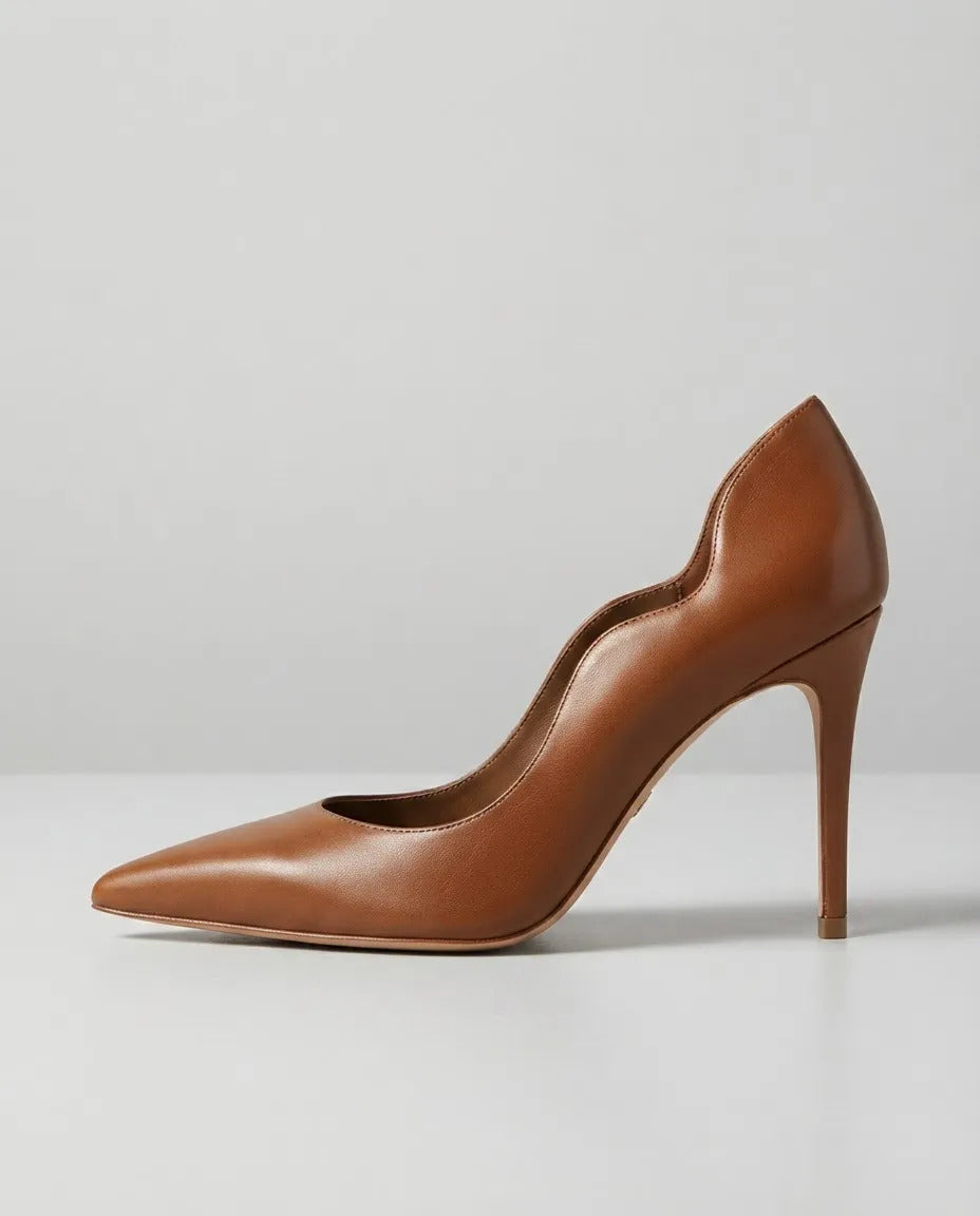 SCARPIN OPHELIA COURO CARAMELO S 22061 0052 0012 SCHUTZ