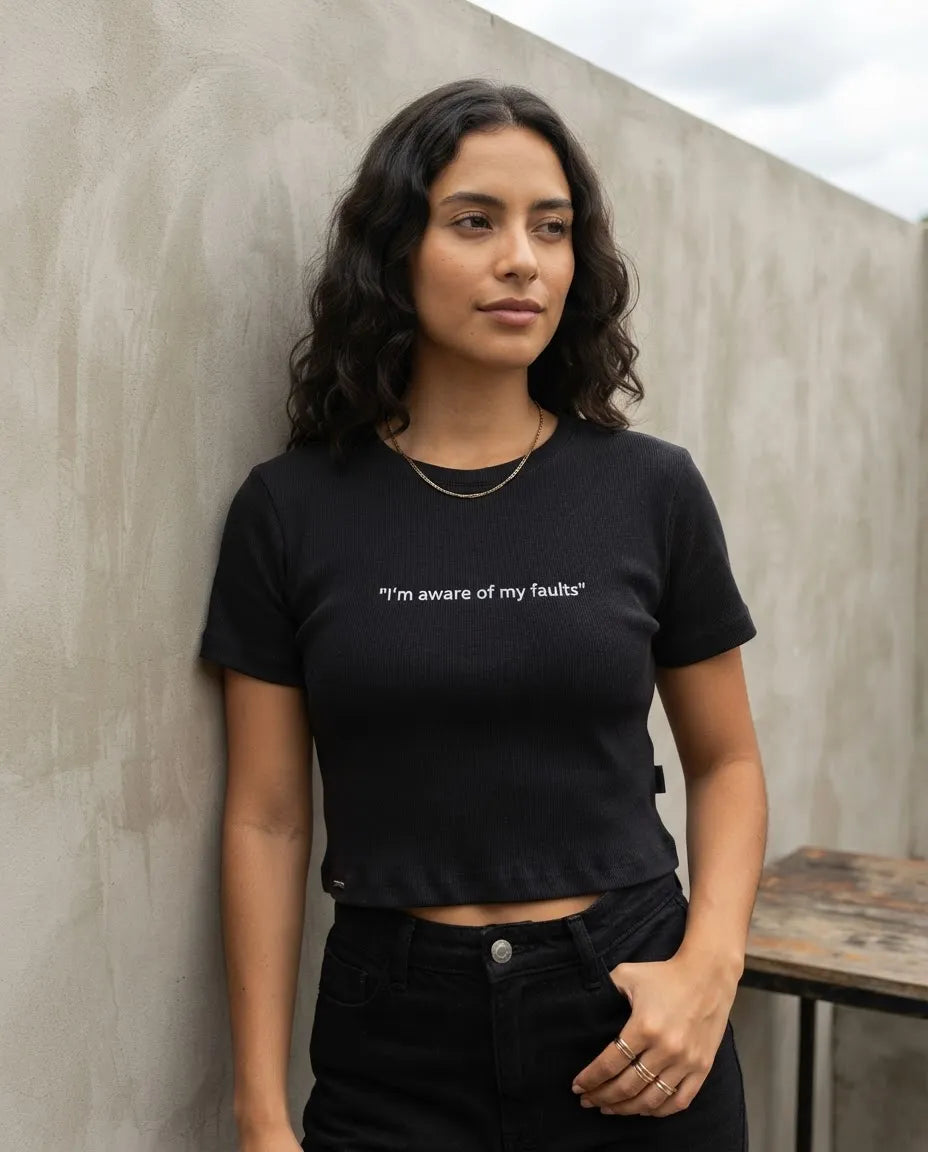BLUSA CROPPED AWARE DOUMA 221064 LERRUX Imagem principal do produto