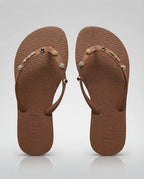 CHINELO MARROM ESSENTIAL PEDRAS Z 19026 0147 0005 BRIZZA