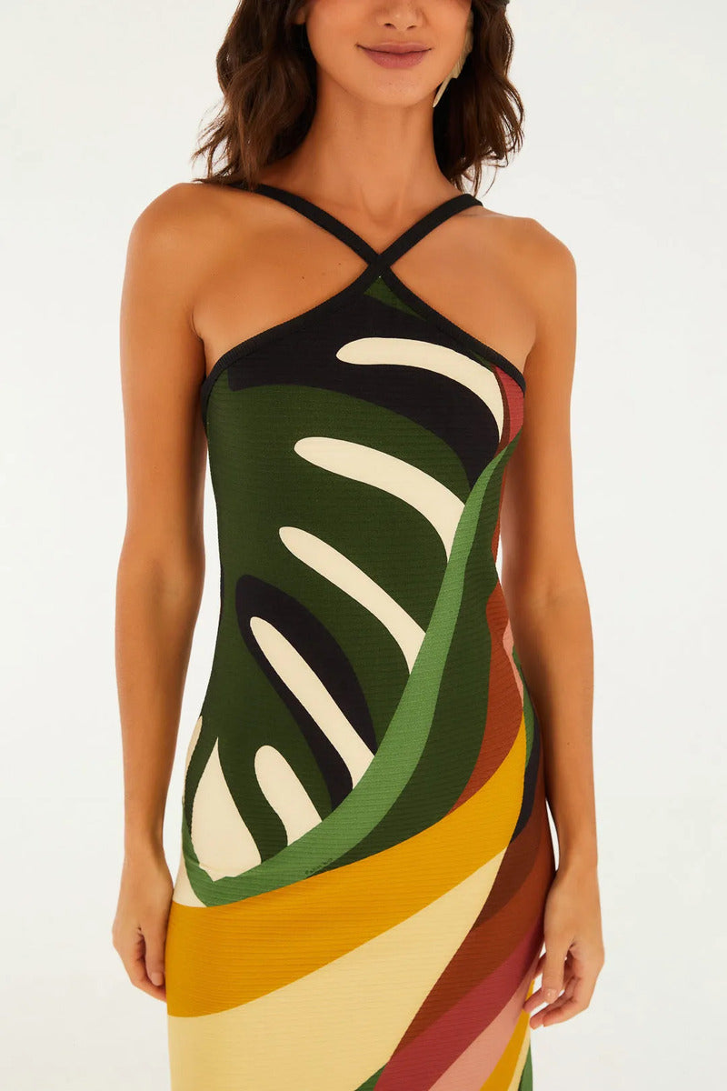 VESTIDO VIES LISTRA ARARA 367023 FARM