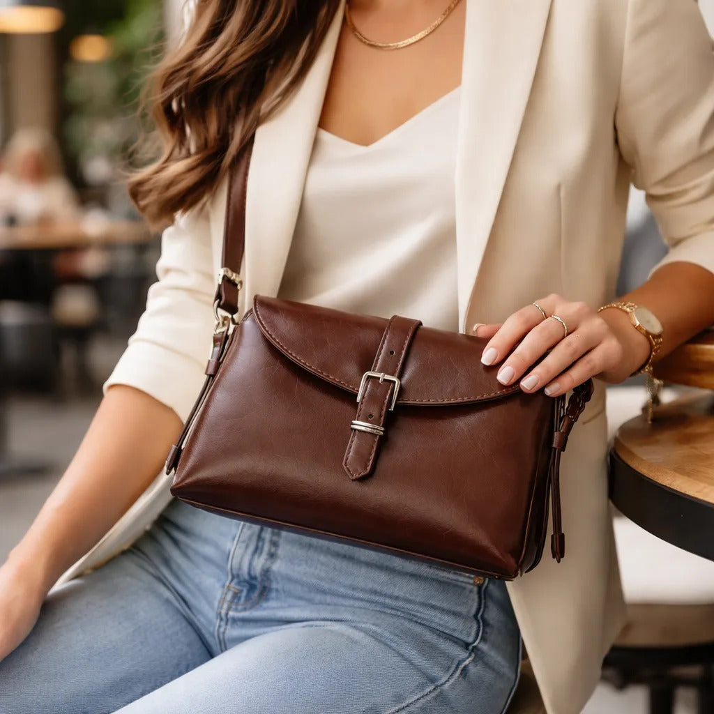 BOLSA MEDIA MARROM S 50015 1657 0002 SCHUTZ