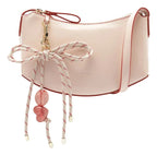 BOLSA TIRACOLO PEQUENA GUMMY ROSA C 50002 0243 0003 ANACAPRI