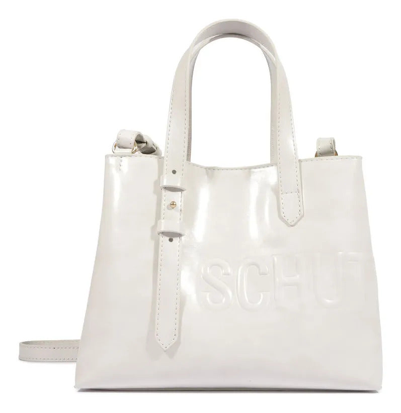 BOLSA TOTE MEDIA OFF WHITE S 50015 1655 0003 SCHUTZ Imagem secundária do produto