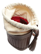 BOLSA BUCKET MÉDIA TRESSÊ MARROM C 50016 2092 0001 ANACAPRI
