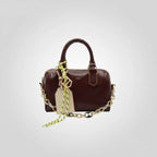 BOLSA BOWLING MARSALA COURO PEQUENA CORRENTE A 50018 1393 0002 AREZZO