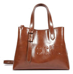 BOLSA TOTE MEDIA MARROM S 50015 1655 0002 SCHUTZ