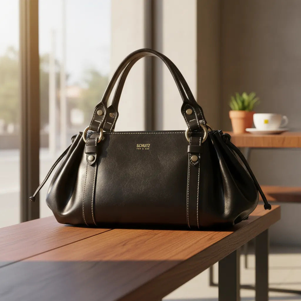 BOLSA TOTE PEQUENA PRETA S 50010 2159 0001 SCHUTZ