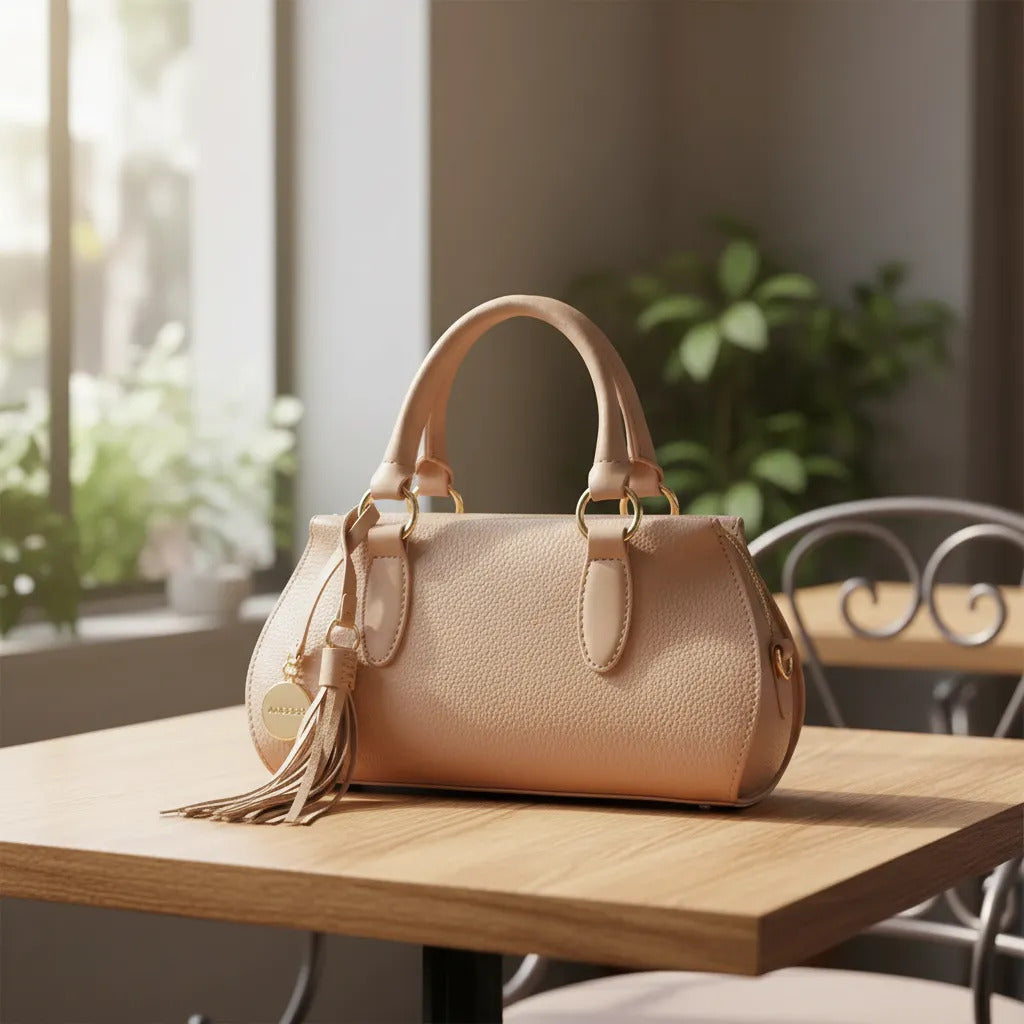 BOLSA TOTE NUDE MÉDIA BAG CHARM DUPLO A 50021 0967 0009 AREZZO