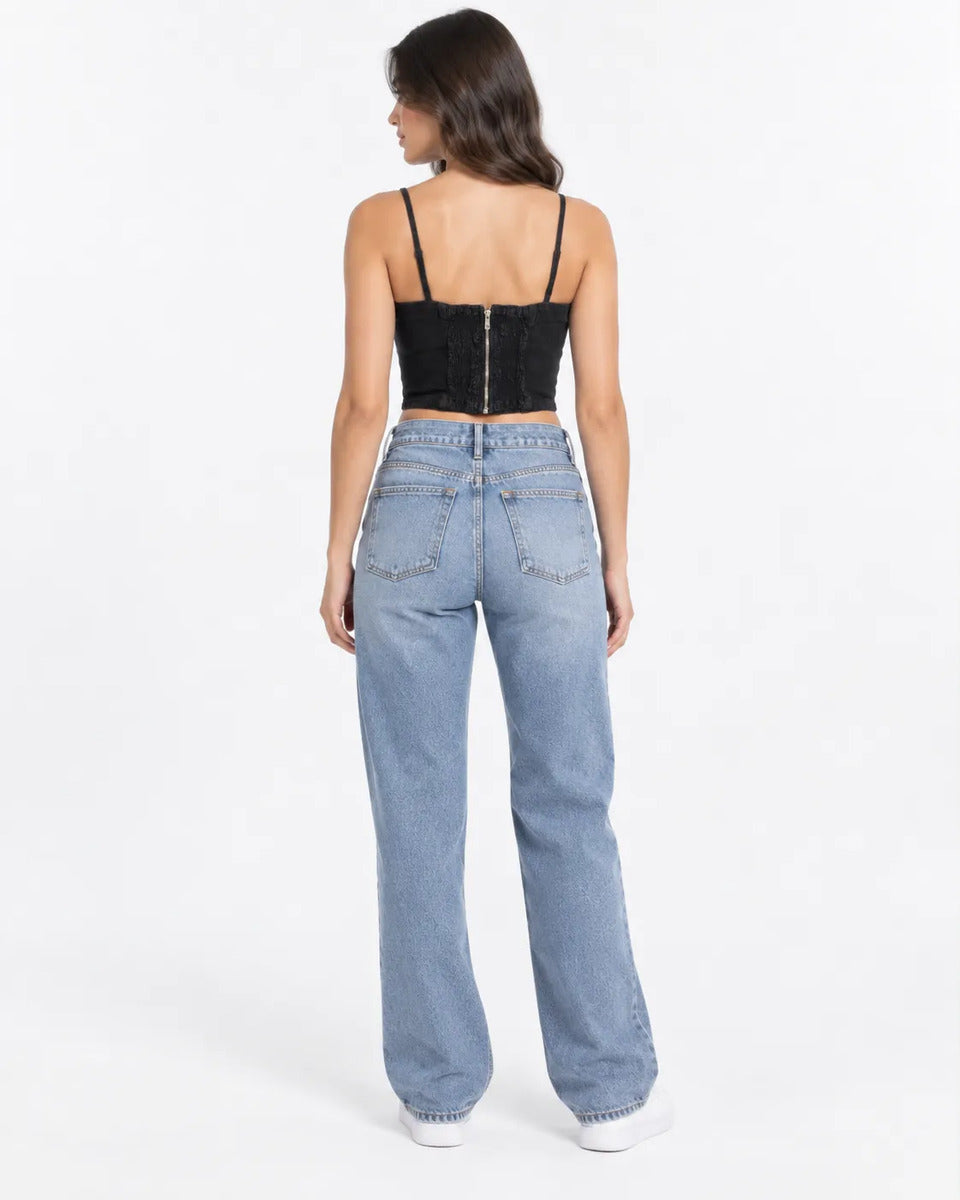 BLUSA TOP JEANS CORSET GAIA 10180006 ALCANCE