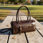 BOLSA TOTE  MEDIA COURO MARROM S 50018 3473 0001 SCHUTZ