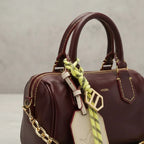 BOLSA BOWLING MARSALA COURO PEQUENA CORRENTE A 50018 1393 0002 AREZZO