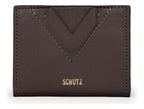 PORTA CARTÃO ELLIE COURO MARROM S 46058 0111 0080 SCHUTZ