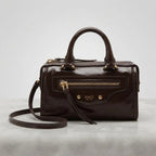 BOLSA TOTE MEDIA COURO MARROM S 50018 3472 0001 SCHUTZ