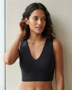 BLUSA CROPPED ALÇA LARGA TRICOT 101990 CACAY