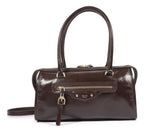 BOLSA TOTE  MEDIA COURO MARROM S 50018 3473 0001 SCHUTZ