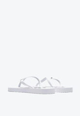 FLIP FLOP TRIANGLE WHITE  S 20632 0002 0008 SCHUTZ - Vintedoisk